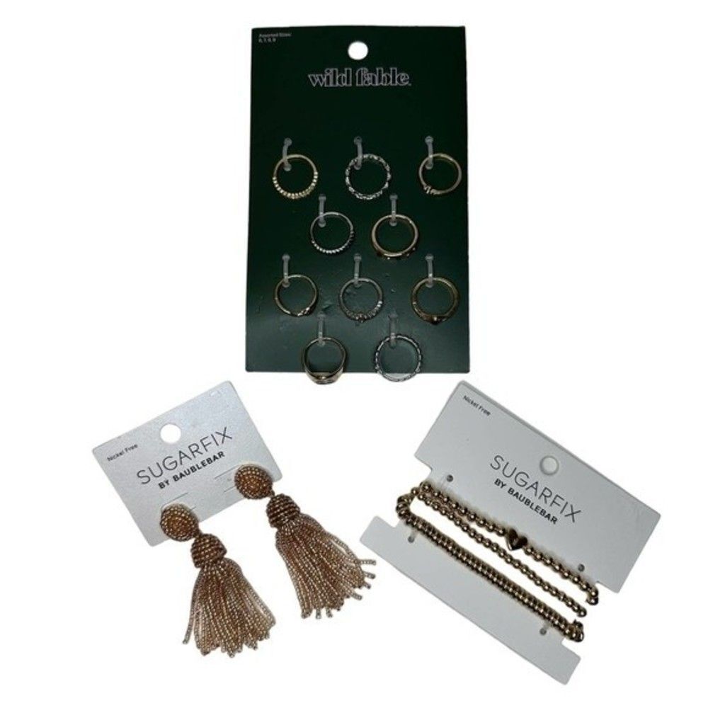 Sugarfix by Baublebar and Wild Fable Jewelry Lot
